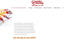 Desktop Screenshot of countrycatering.net