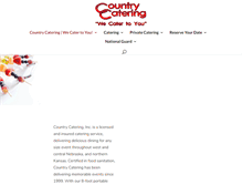 Tablet Screenshot of countrycatering.net